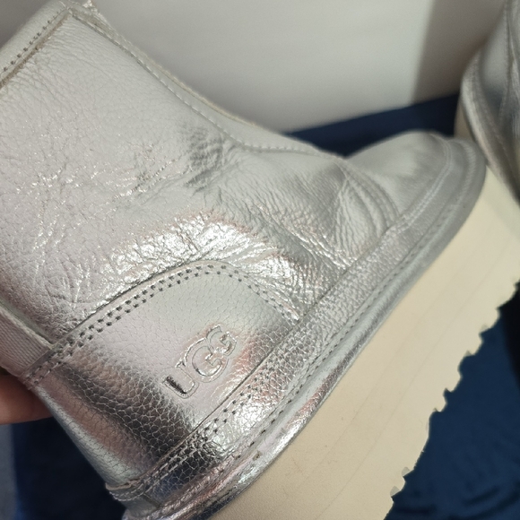 UGG Shoes - UGG Women's Metallic Silver Winter Boots